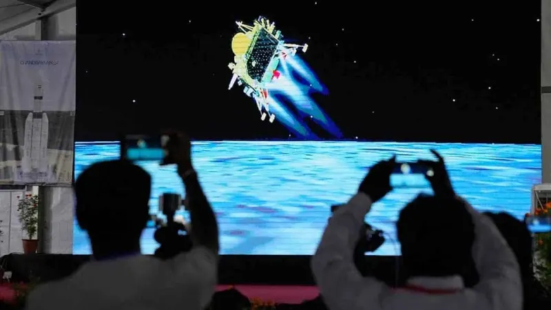 Chandrayaan-3: Indian spacecraft lands on moon’s south pole