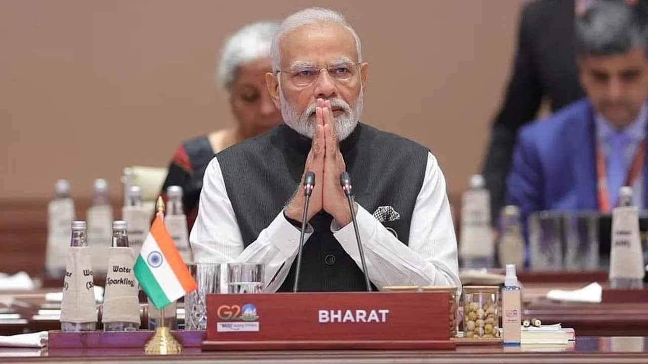 Modi uses ‘Bharat’ for G20 nameplate, not India, amid name-change row