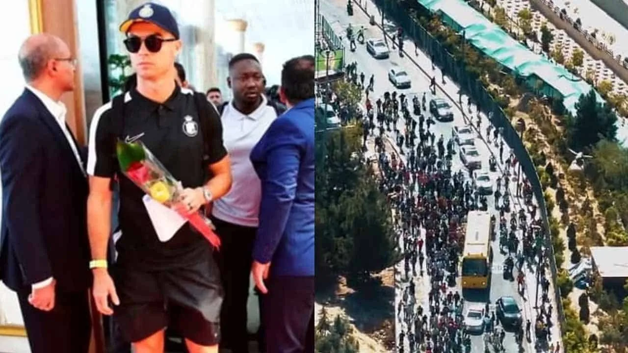 WATCH: Fans go crazy on Cristiano Ronaldo’s arrival in Iran
