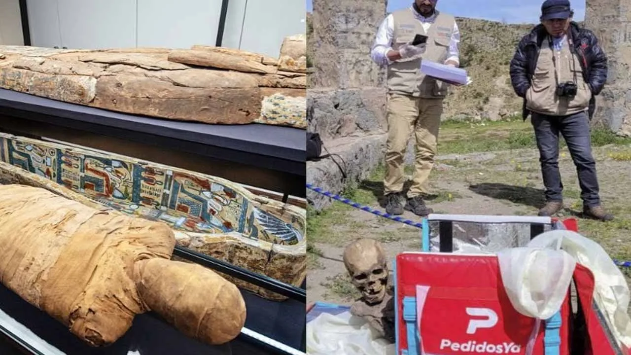 Peruvian man found carrying 800-year-old mummy in delivery bag