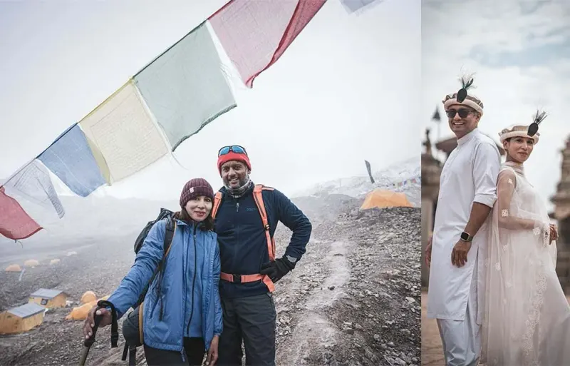 Pakistan’s Ahmed & Anum became The First Husband-Wife Duo to Summit Nepal’s Mount Manaslu