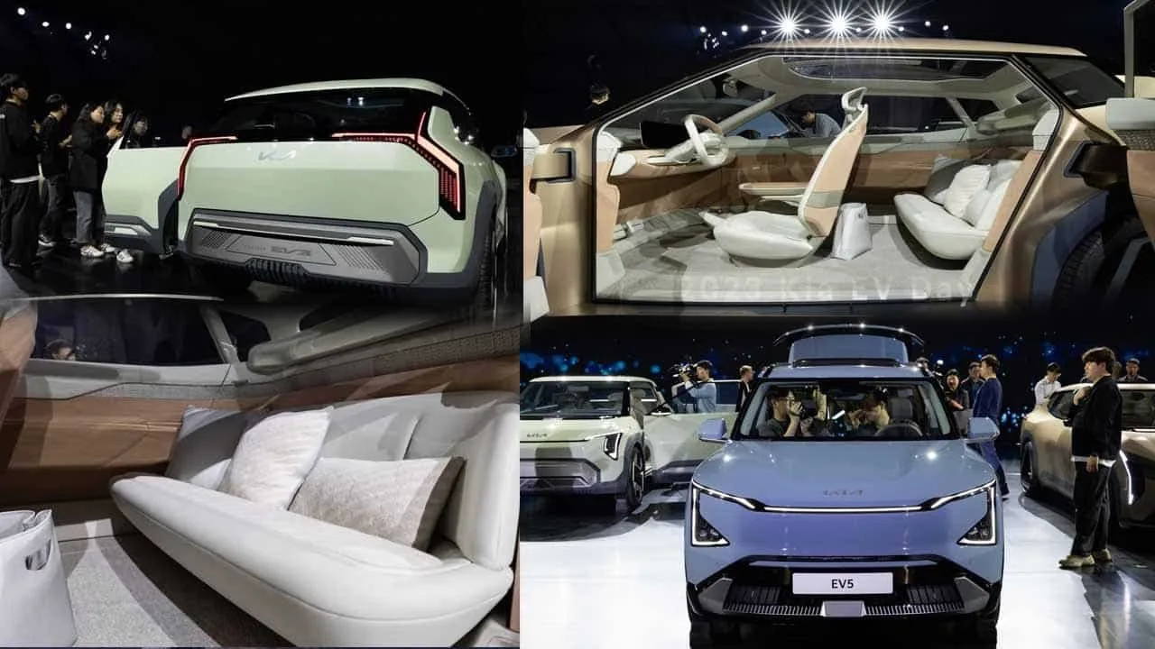 KIA unveils new electric cars that can turn into bedrooms
