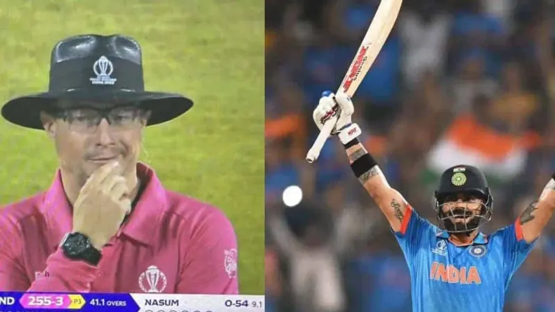 Controversy Erupts as Umpire Richard Kettleborough Accused of Bending Rules for Virat Kohli
