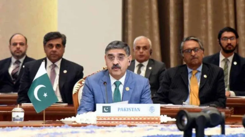 Caretaker PM urges Economic Cooperation Organisation members to push for ceasefire in Gaza