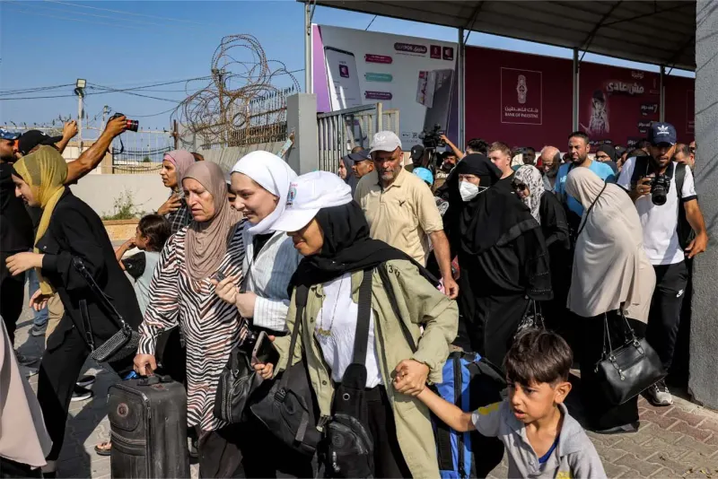 First foreigners leave Gaza for Egypt through Rafah crossing: AFP