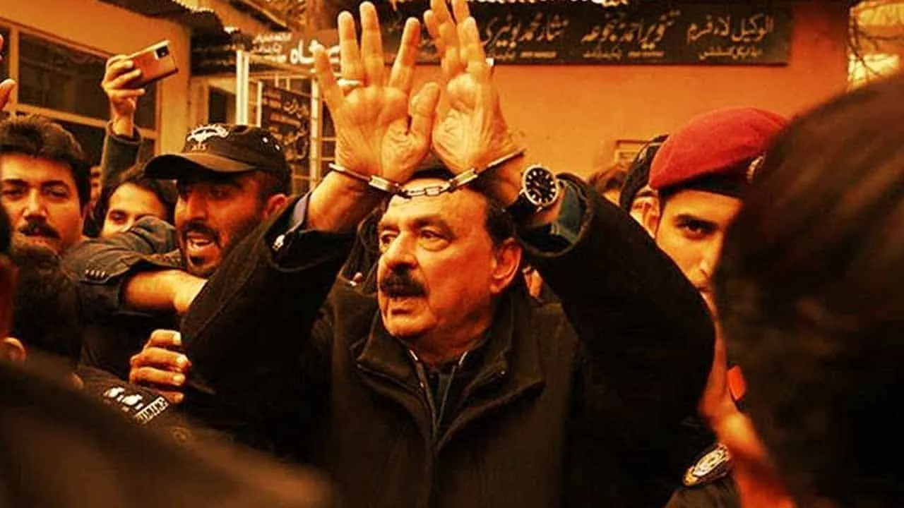 Sheikh Rasheed arrested in May 9 case