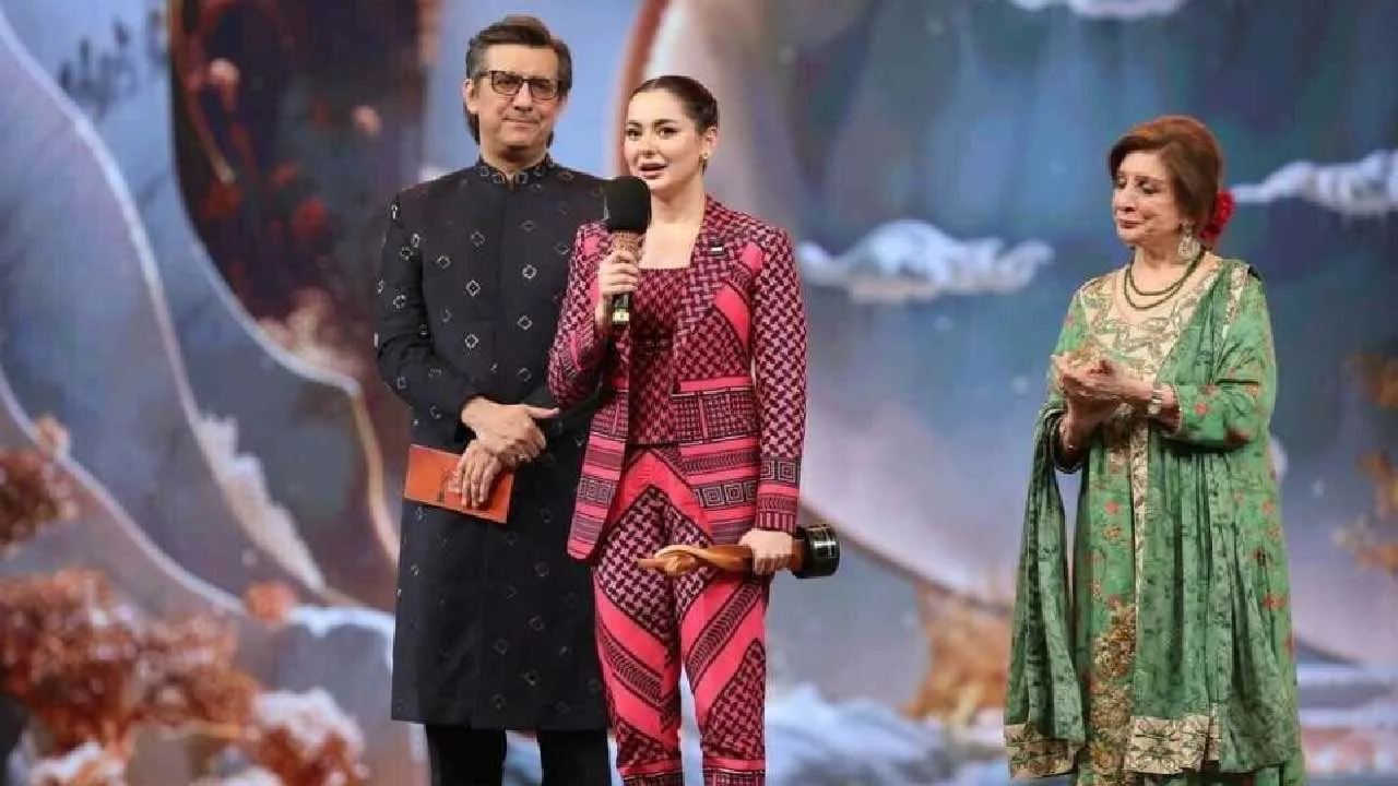 Hania Amir at HUMTV Awards 2024.