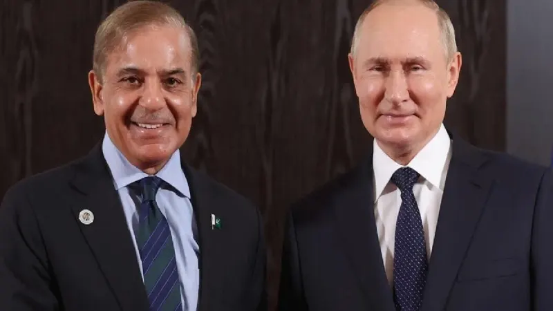 PM Shehbaz Sharif congratulates Vladimir Putin on his re-election