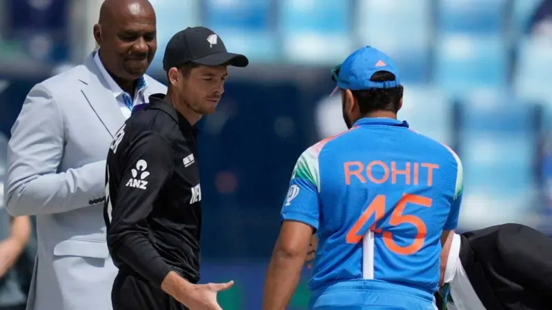 New Zealand Set Up Champions Trophy Final Clash vs India in Dubai