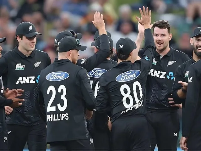 New Zealand team in lahore