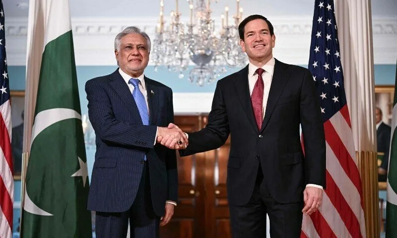 Ishaq Dar and US Secretary