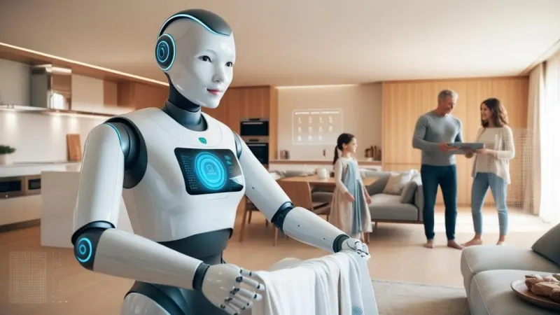 Robot doing laundry