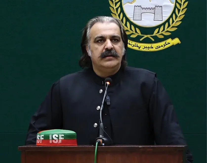 ali amin gandapur removed as cm