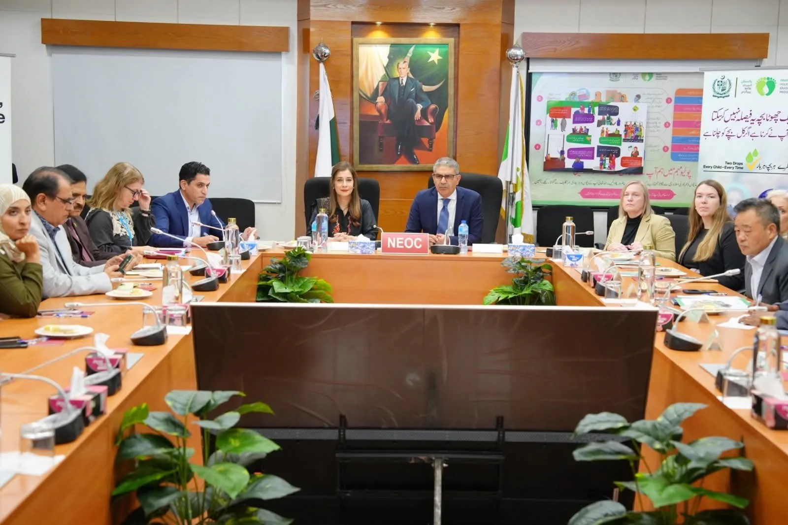 Canada and Pakistan on eradication of polio