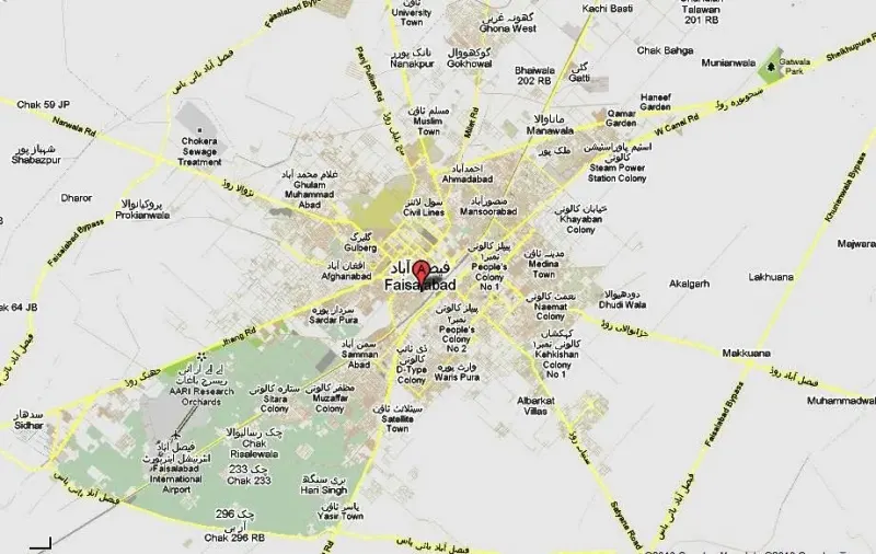 Faisalabad postal codes 2025