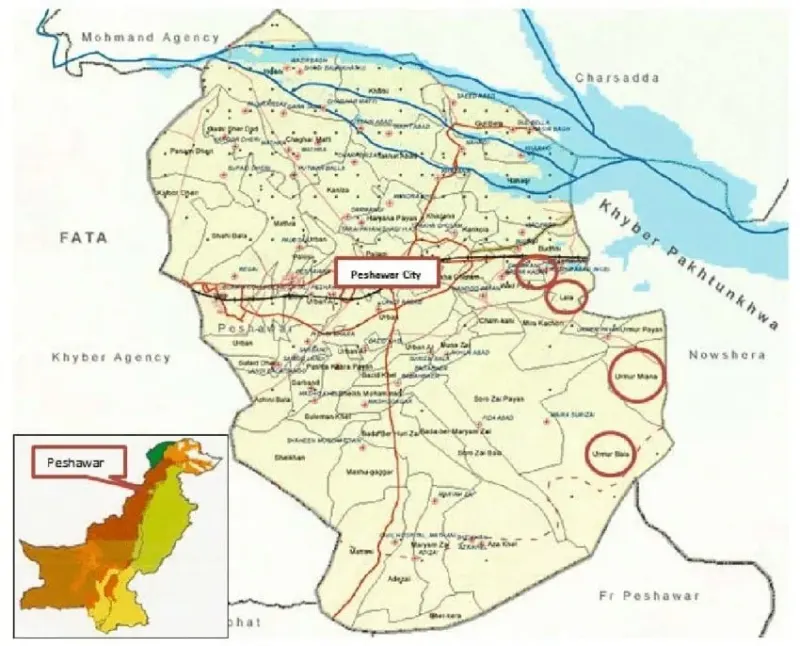Peshawar postal codes 2025