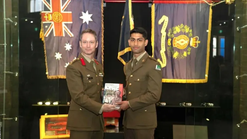 Pakistani Army Cadet Wins Top Honour at Australian Military College