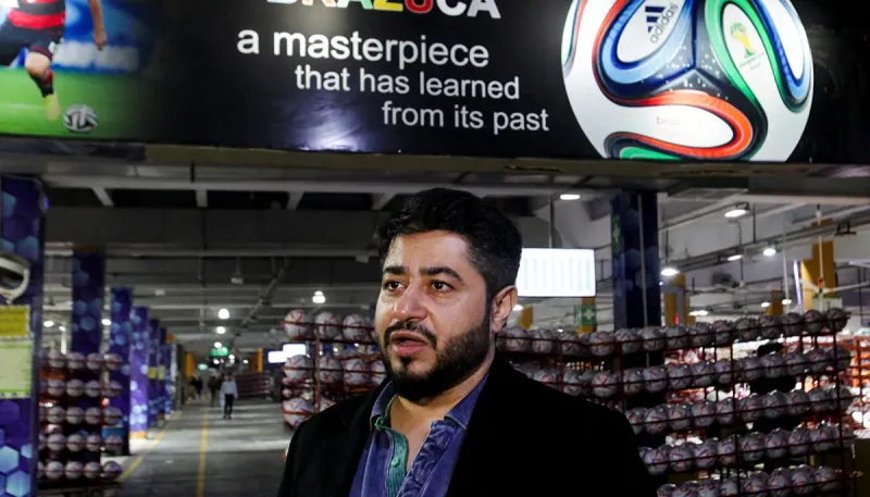 'Made-in-Sialkot' ball puts Pakistan in the World Cup