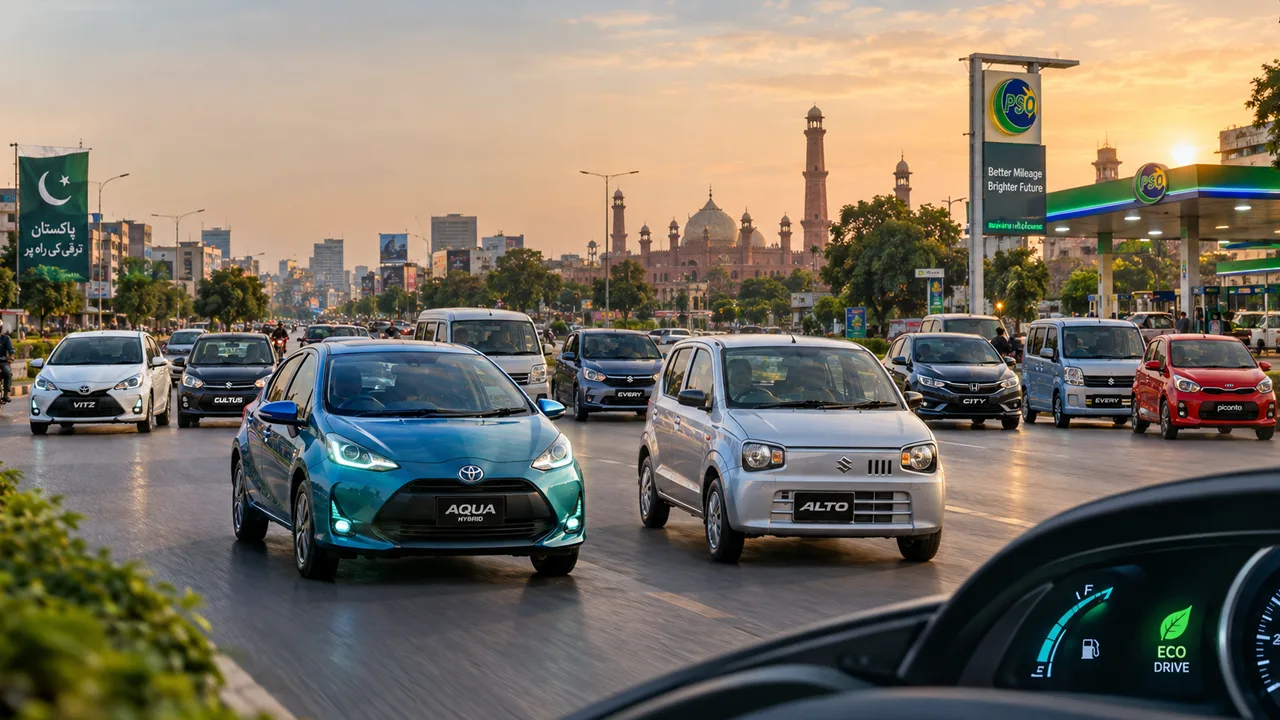 Top 10 Fuel-Efficient Cars in Pakistan (2026)