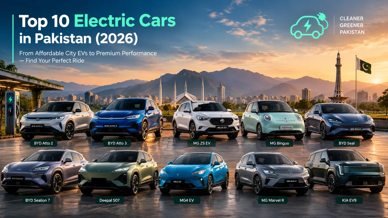 Top 10 Electric Cars in Pakistan (2026 Prices)