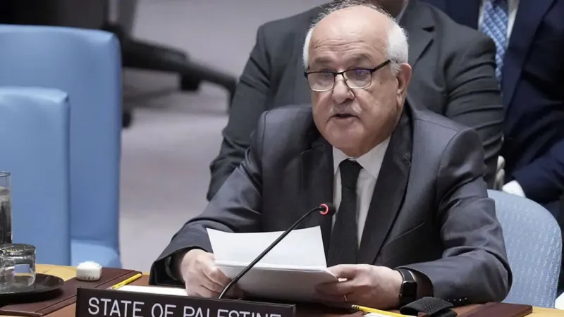 Palestinian UN Ambassador Breaks Down in Tears Describing Deaths of Children in Gaza
