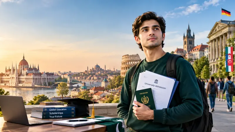 Best European Countries for Pakistani Students After 2nd Year: Scholarships, IELTS & Language Requirements (2026–27 Guide)
