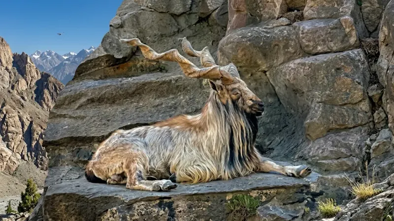 Astore Markhor Hunting License Sells for Record Rs98.7M