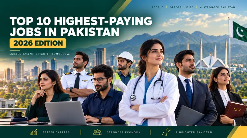 Top 10 Highest-Paying Jobs in Pakistan in 2026