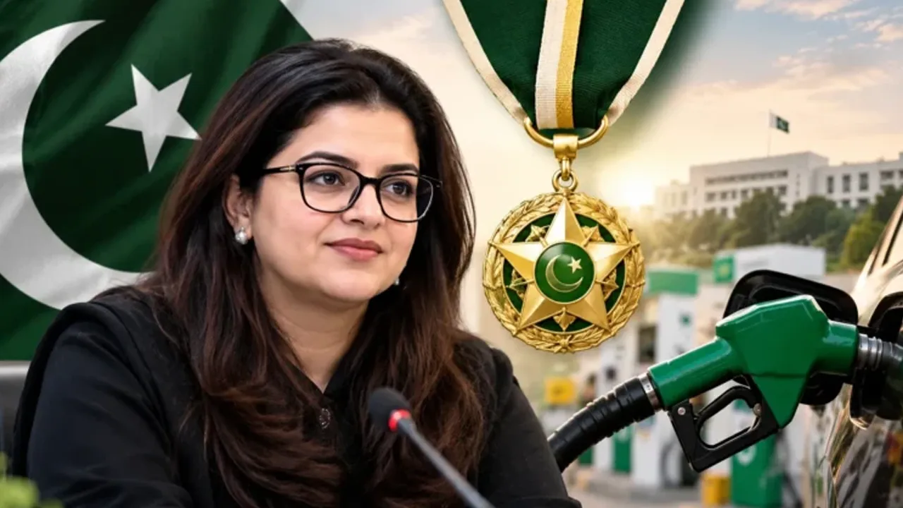 PM Shehbaz Announces National Honour for Shaza Fatima Over Digital Petrol Subsidy Scheme