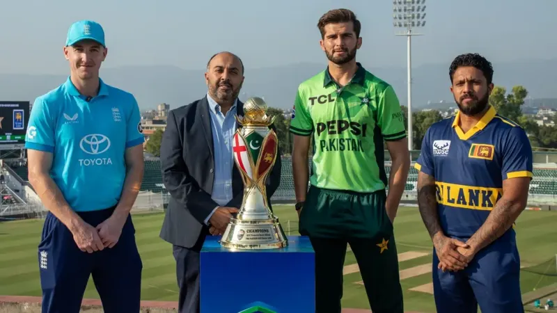 ODI Tri-Series Trophy Unveiled in Rawalpindi