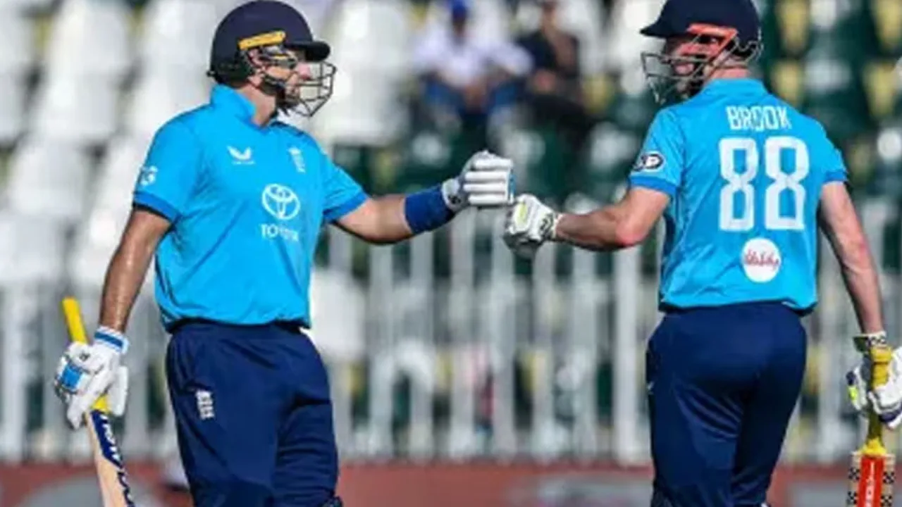 England Smash Record 429 in Rawalpindi; Brook Hits 202