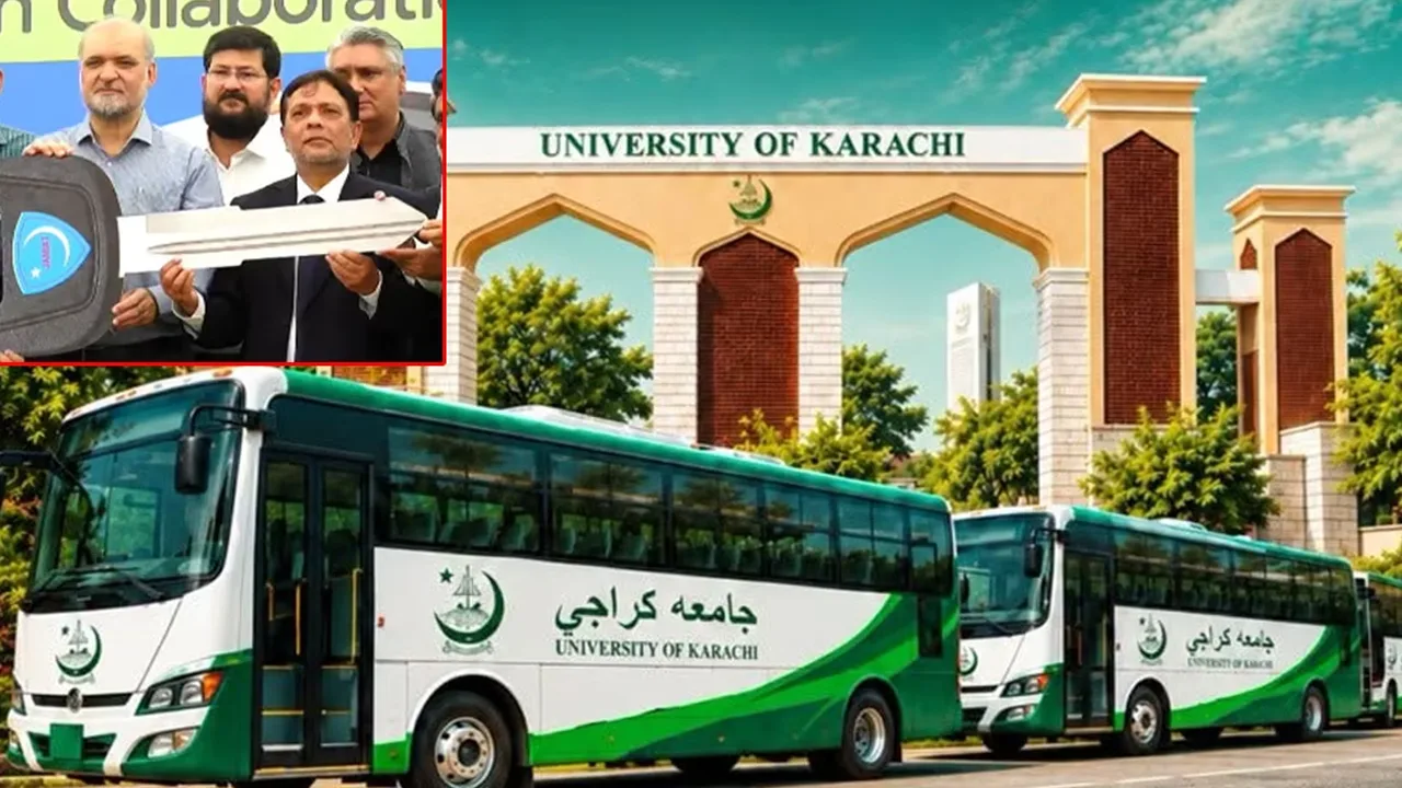 JI-Led Towns Donate Eight Buses to Karachi University