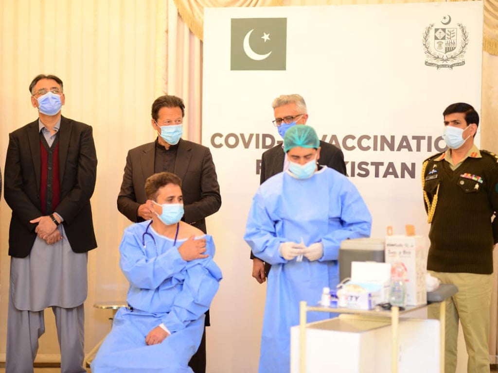Covid-19 Vaccination Drive in KPK for Health-Workers