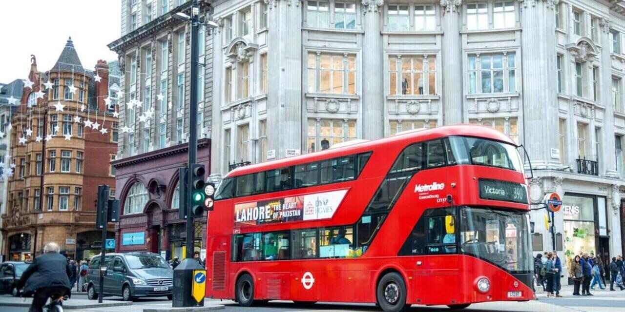 Beauty of Lahore Represented through 150 Buses in UK