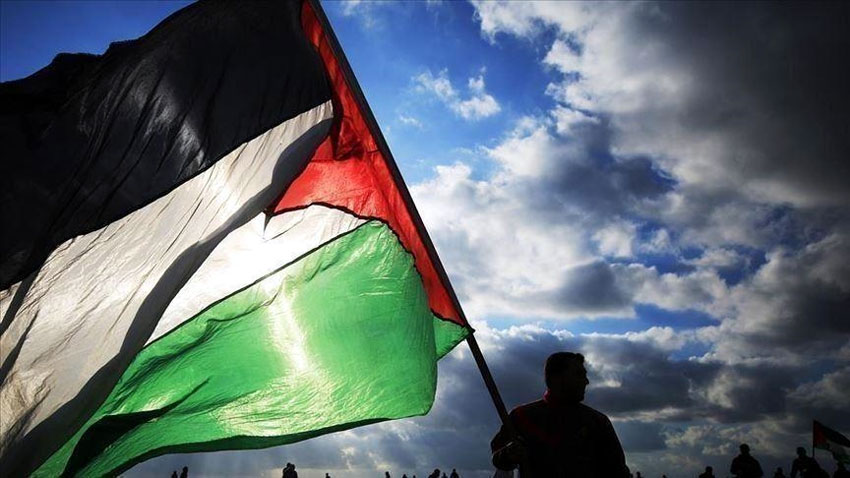 Palestine celebrating Declaration of Independence day