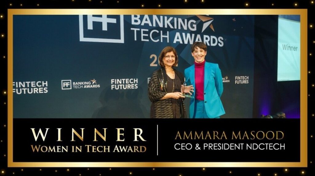 Pakistani female NdcTech CEO win 'Women in Tech' Award in London