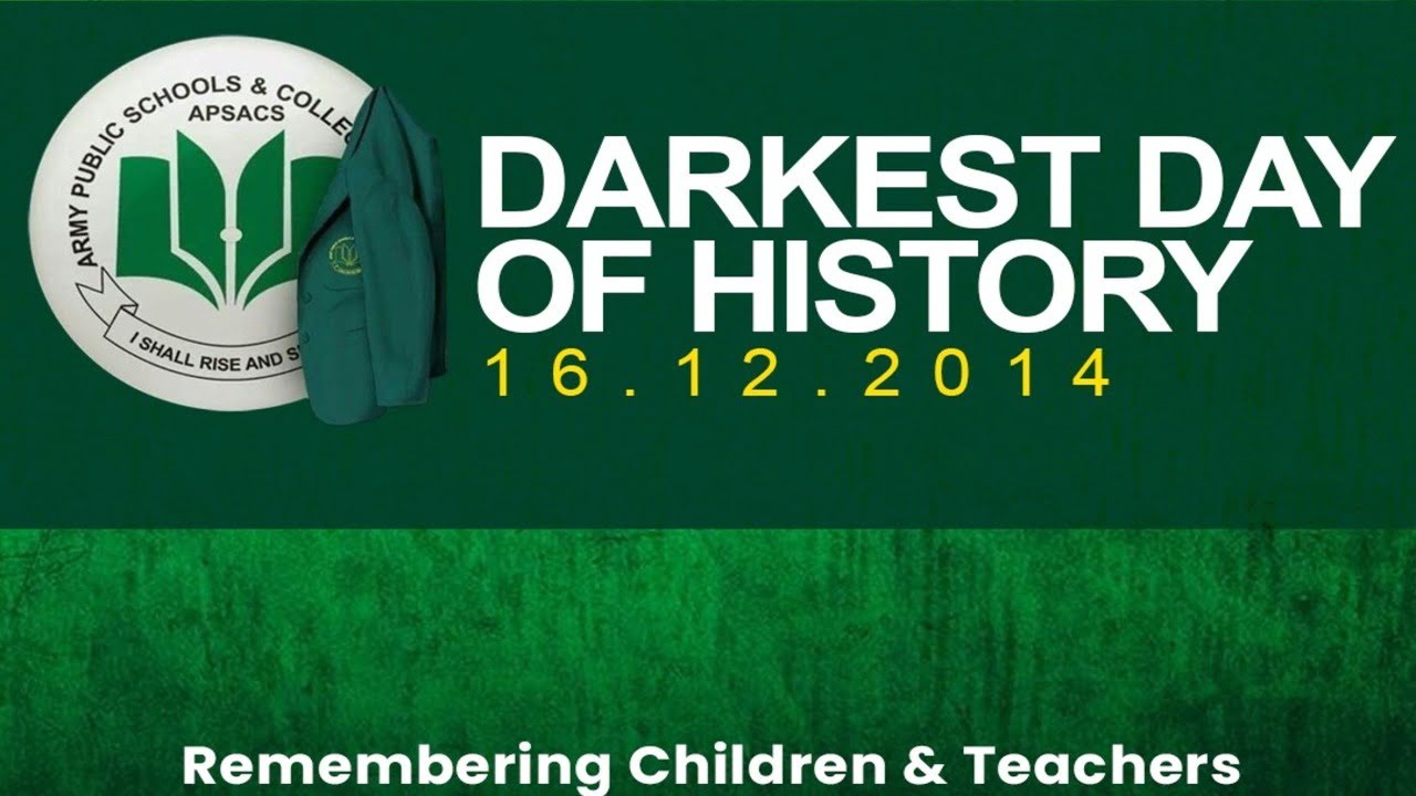 7th Anniversary of APS Peshawar attack being observed