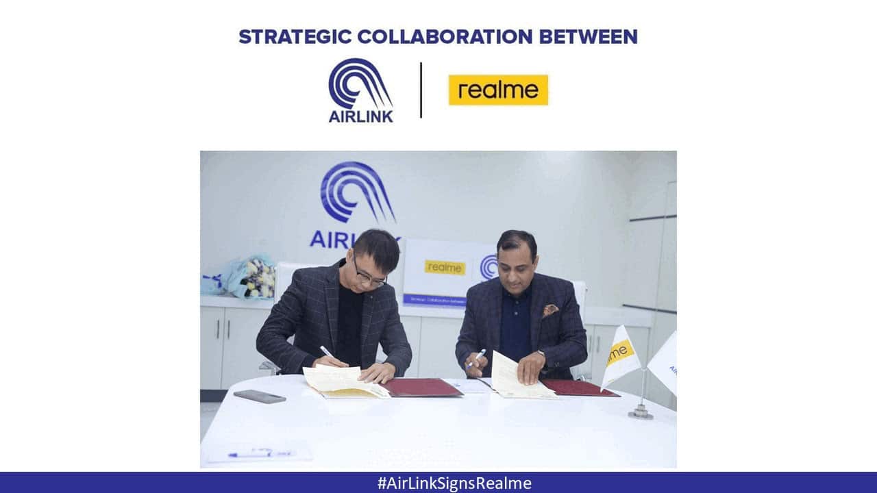 Airlink Realme signs Strategic Collaboration for Distribution