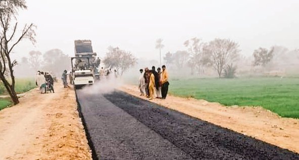 DGK 6km carpet road under construction
