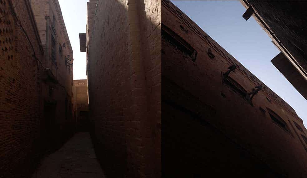 Narrow Alleys Towards Shah Gardez Shrine