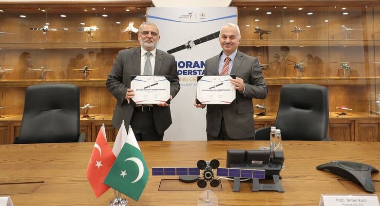 Pakistan Turkey teamed up to develop satellite projects