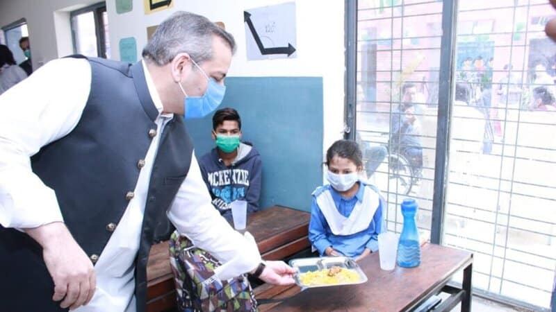 Free lunch program in schools launched by Punjab Govt