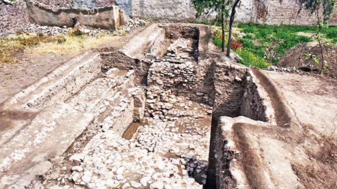 Archaeologists discover secondary gate of Bazira city in Barikot, Swat