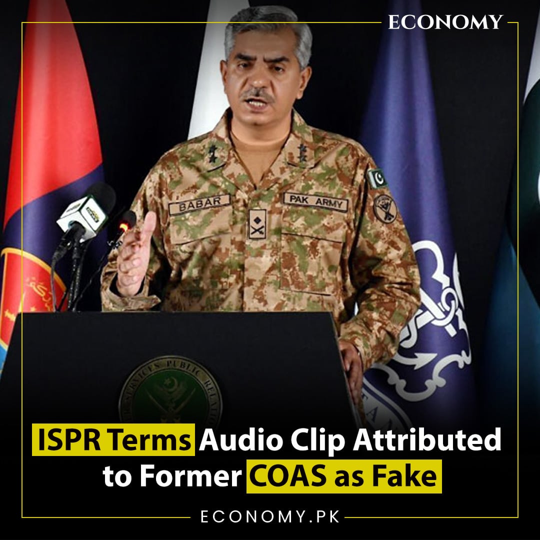 ISPR terms audio clip attributed to former COAS as fake