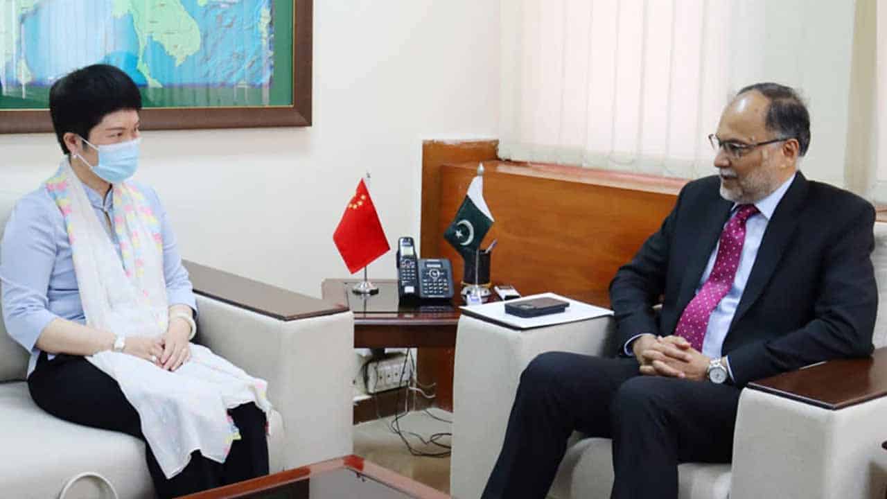 Progress on CPEC expedited by new govt: Ahsan Iqbal
