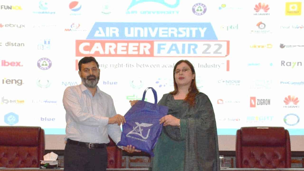 Air University organizes career fair for the students
