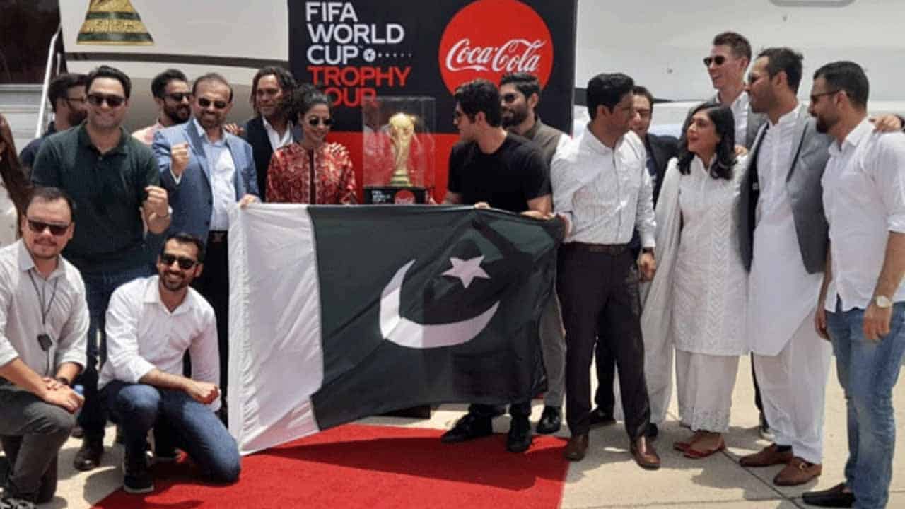 FIFA World Cup trophy reaches Pakistan