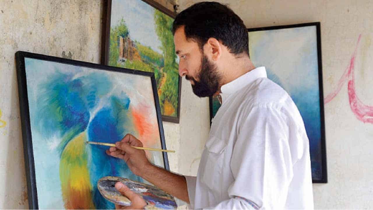 Pakistan’s Pir Hamid Ali paintings get a place in world art exhibition