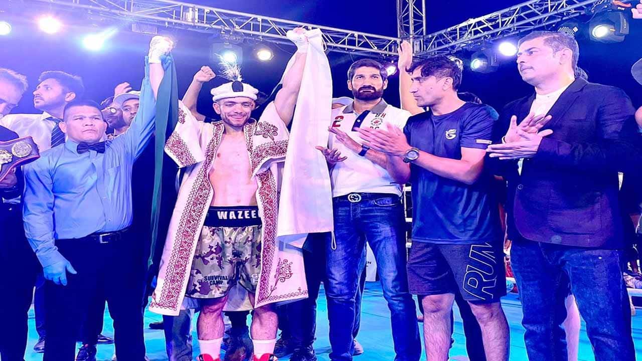 Pakistan’s Usman Wazeer wins WBA Asia welterweight title