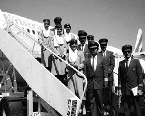 Emirates First Flight was from Dubai to Karachi 